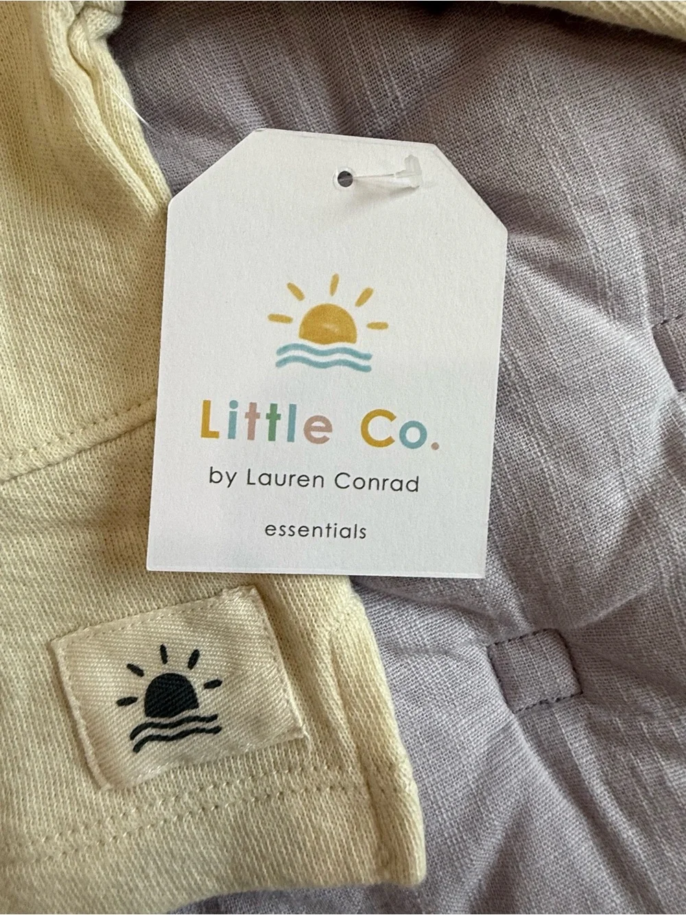 NWT Little Co. Lauren Conrad Hooded Baby Sweatshirt & Pants Set